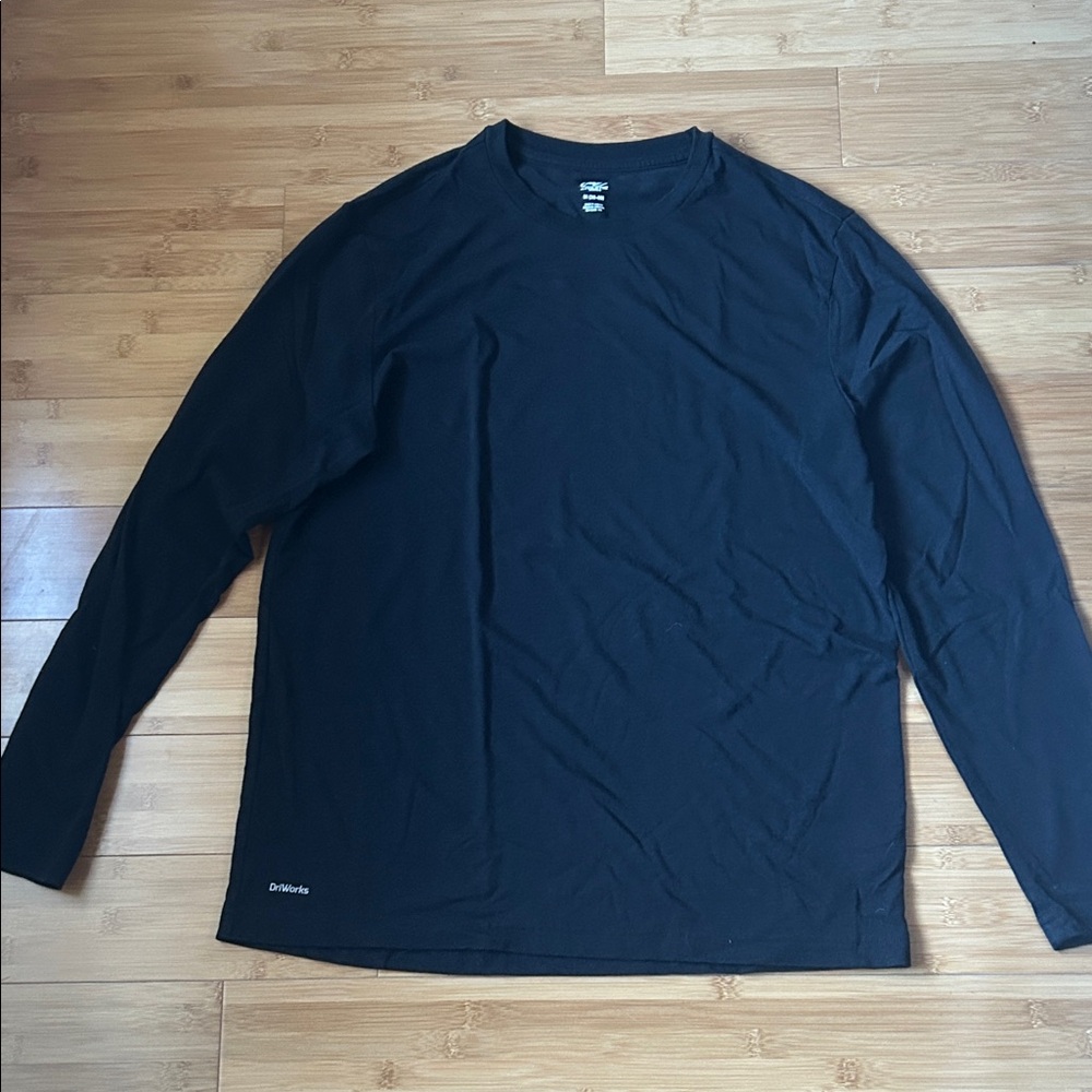 Athletic Works Men's Dark Long Sleeve Shirt Size Medium (38-40)